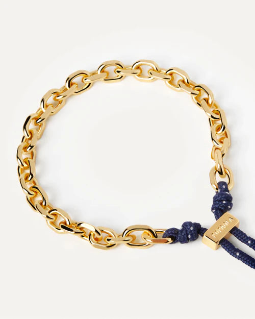 PDPAOLA - Midnight Essential Rope and Chain Bracelet - Gold