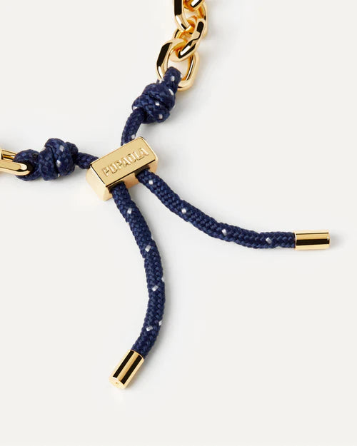 PDPAOLA - Midnight Essential Rope and Chain Bracelet - Gold