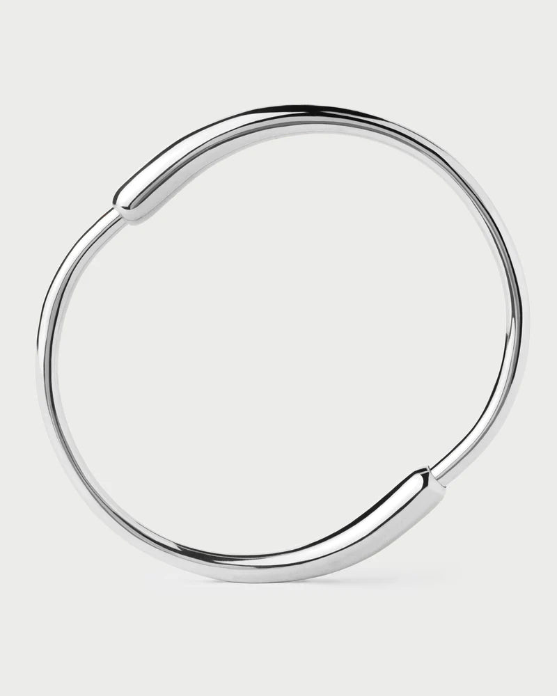 PDPAOLA - Loop Bangle Bracelet - Silver