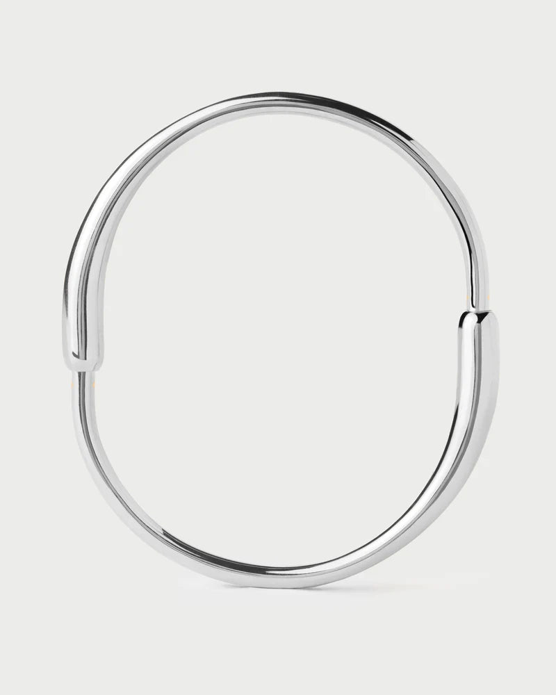 PDPAOLA - Loop Bangle Bracelet - Silver