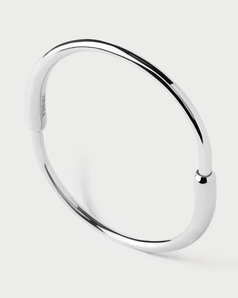 PDPAOLA - Loop Bangle Bracelet - Silver