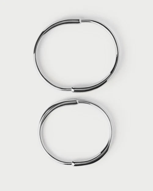 PDPAOLA - Loop Bangle Bracelet - Silver