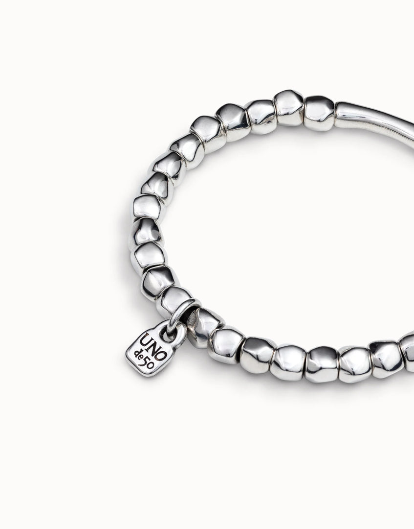 UNOde50 - Tubular Piece Bracelet - Silver