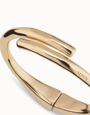 UNOde50 - Tubular Shaped Bracelet - Gold