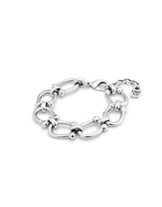 UNOde50 - Oval Links Bracelet - Silver