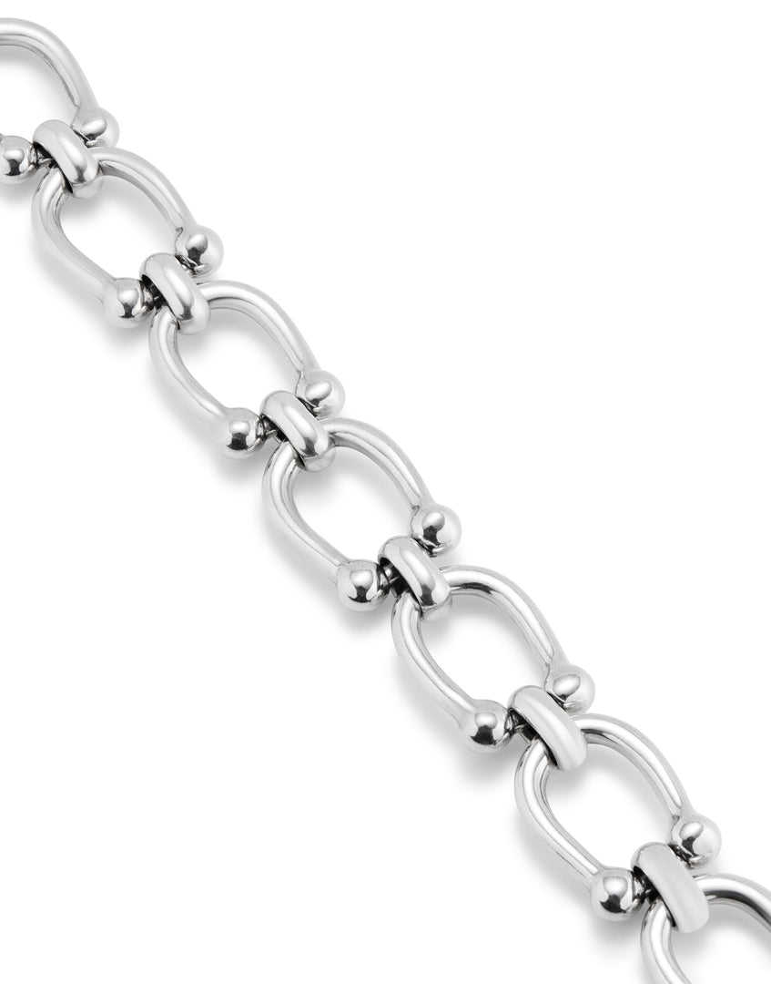 UNOde50 - Oval Links Bracelet - Silver