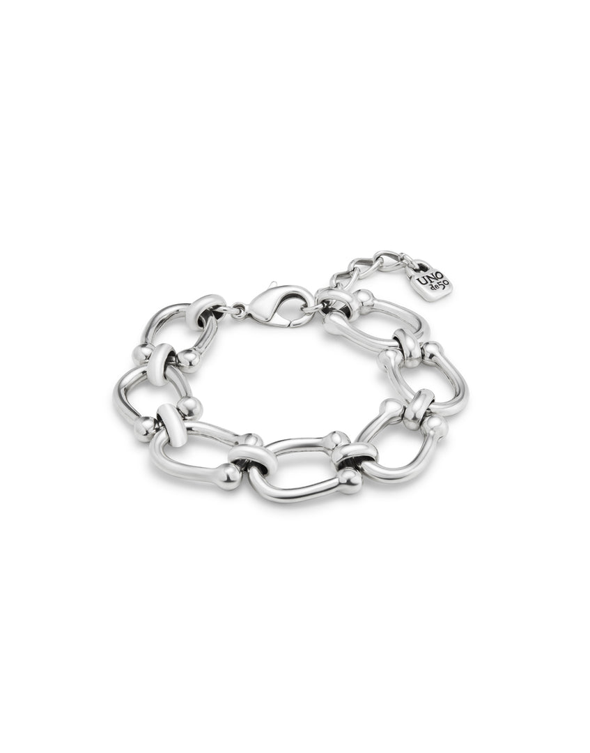 UNOde50 - Oval Links Bracelet - Silver
