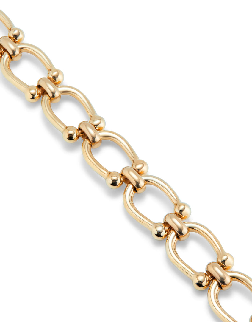 UNOde50 - Oval Links Bracelet - Gold