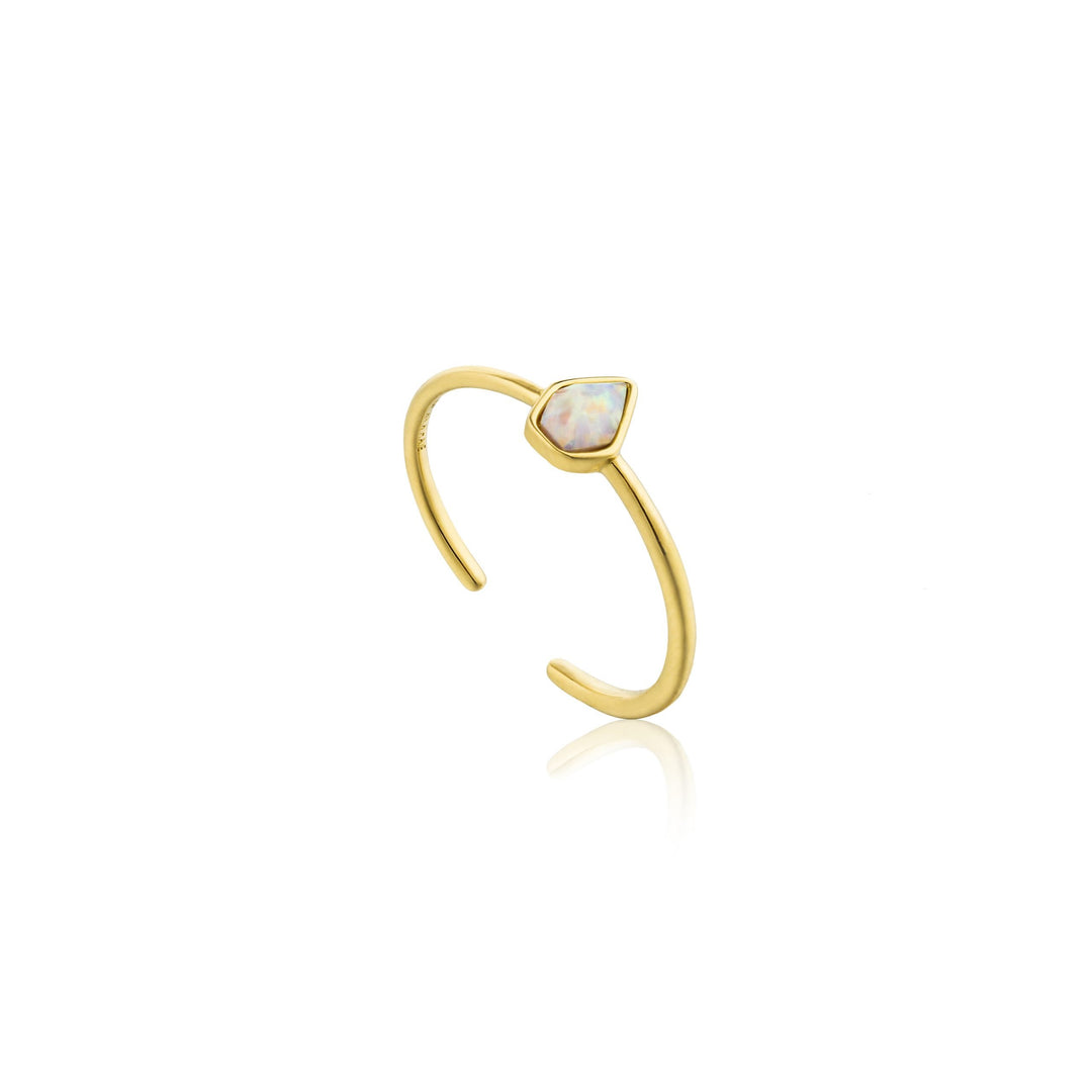 Ania Haie - Opal Adjustable Ring - Gold