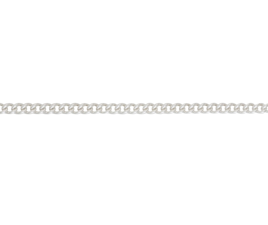 RUBIROX - 5.00mm Close Curb Necklace - Silver