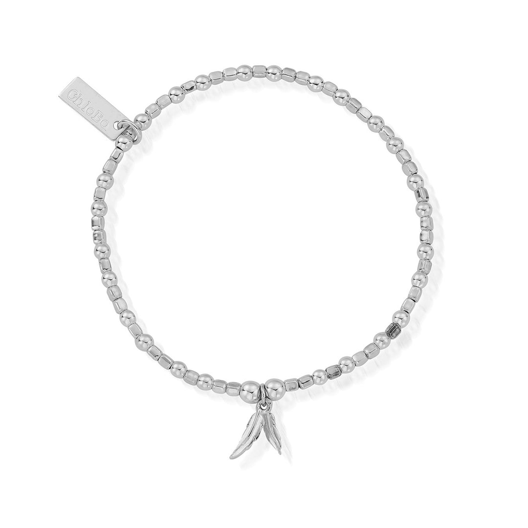 ChloBo - Double Feather Bracelet - Silver