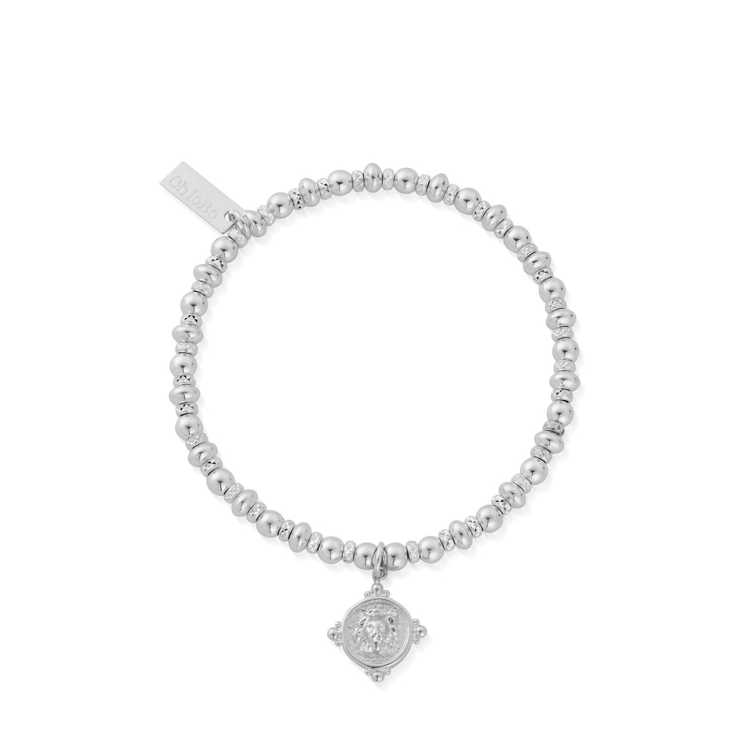 ChloBo - Didi Sparkle Lion Head Bracelet - Silver