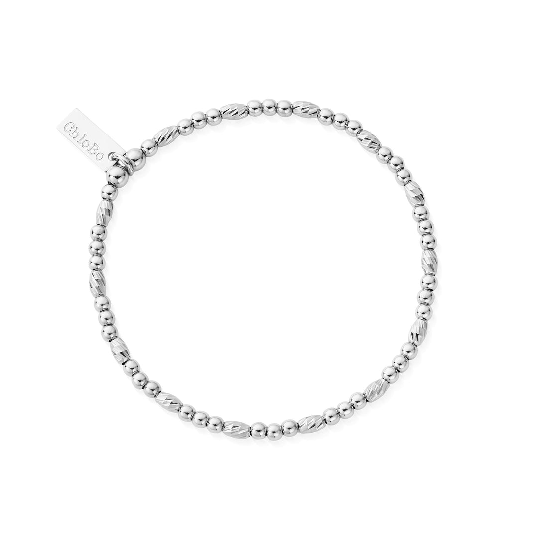 ChloBo - Dainty Sparkle Bracelet - Silver
