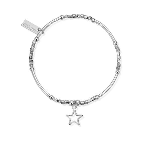 ChloBo - Small Open Star Bracelet - Silver