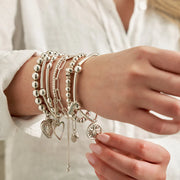 ChloBo - Sparkle Hamsa Bracelet - Silver