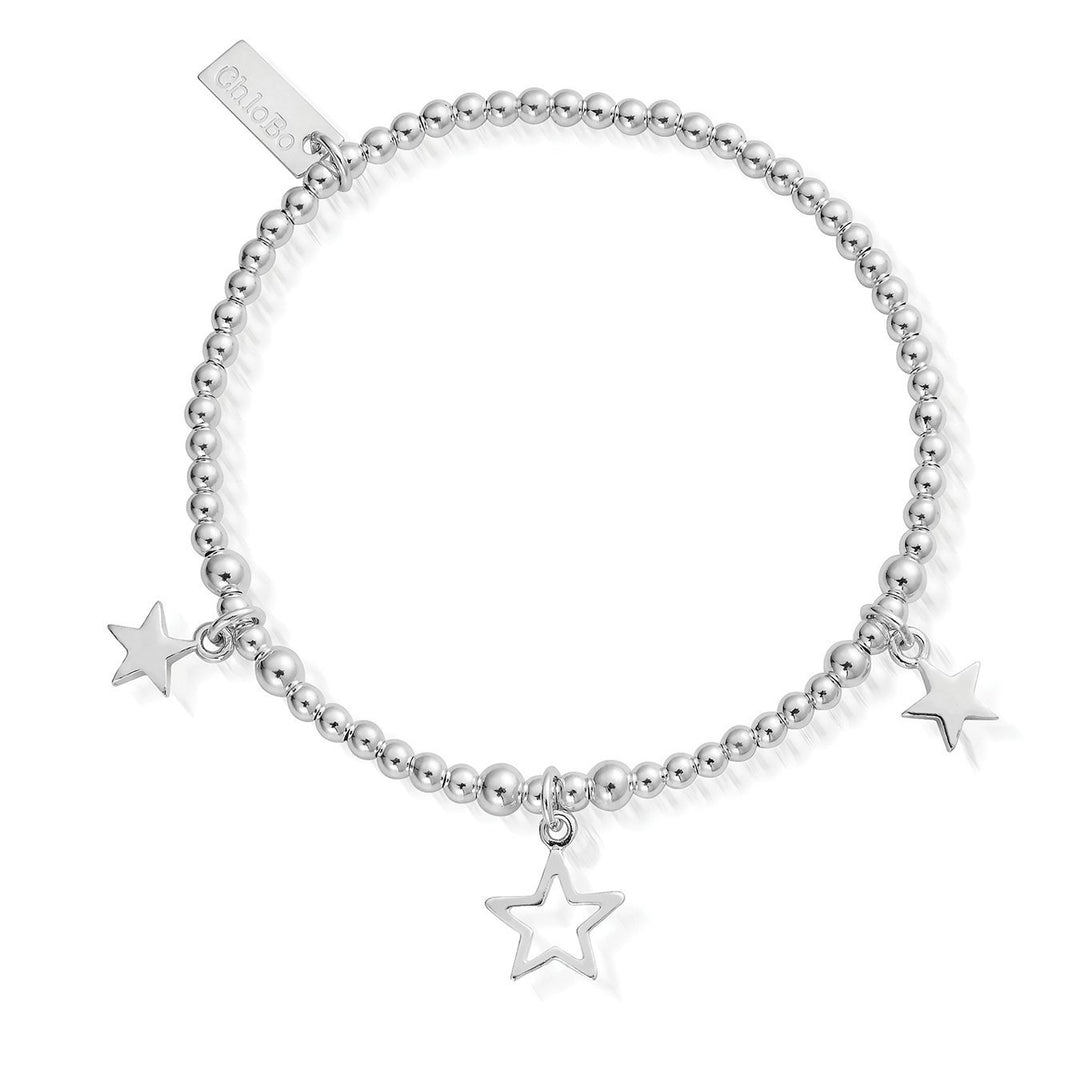 ChloBo - Triple Star Bracelet - Silver