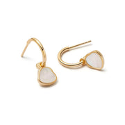 Daisy London - Isla Mother of Pearl Drop Earrings - Gold