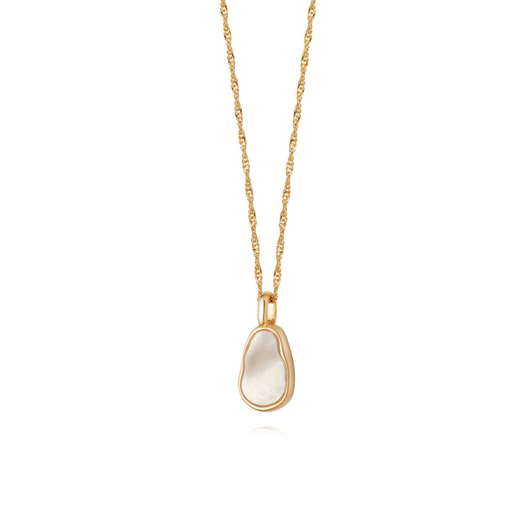 Daisy London - Isla Mother of Pearl Necklace - Gold