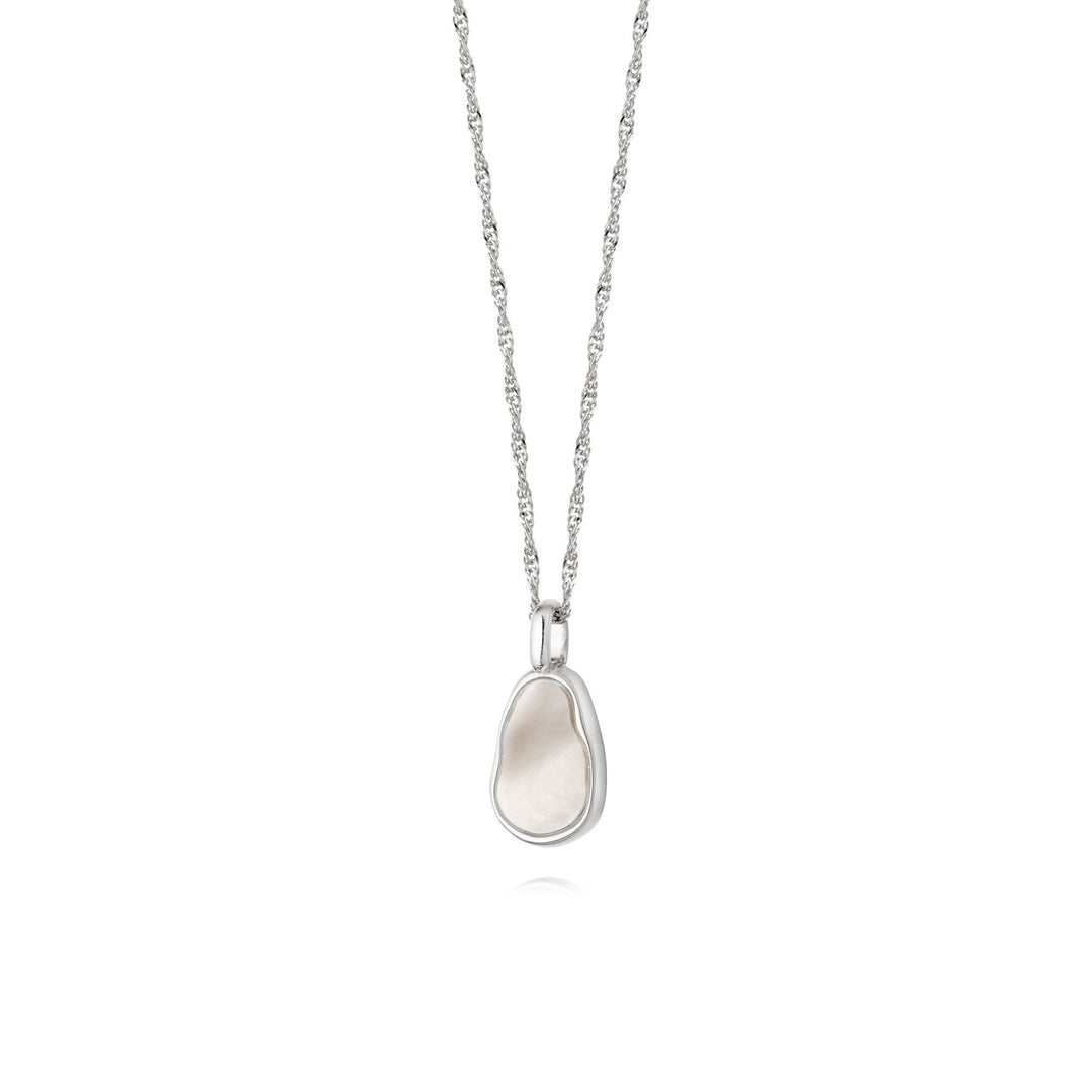Daisy London - Mother Of Pearl Necklace - Silver