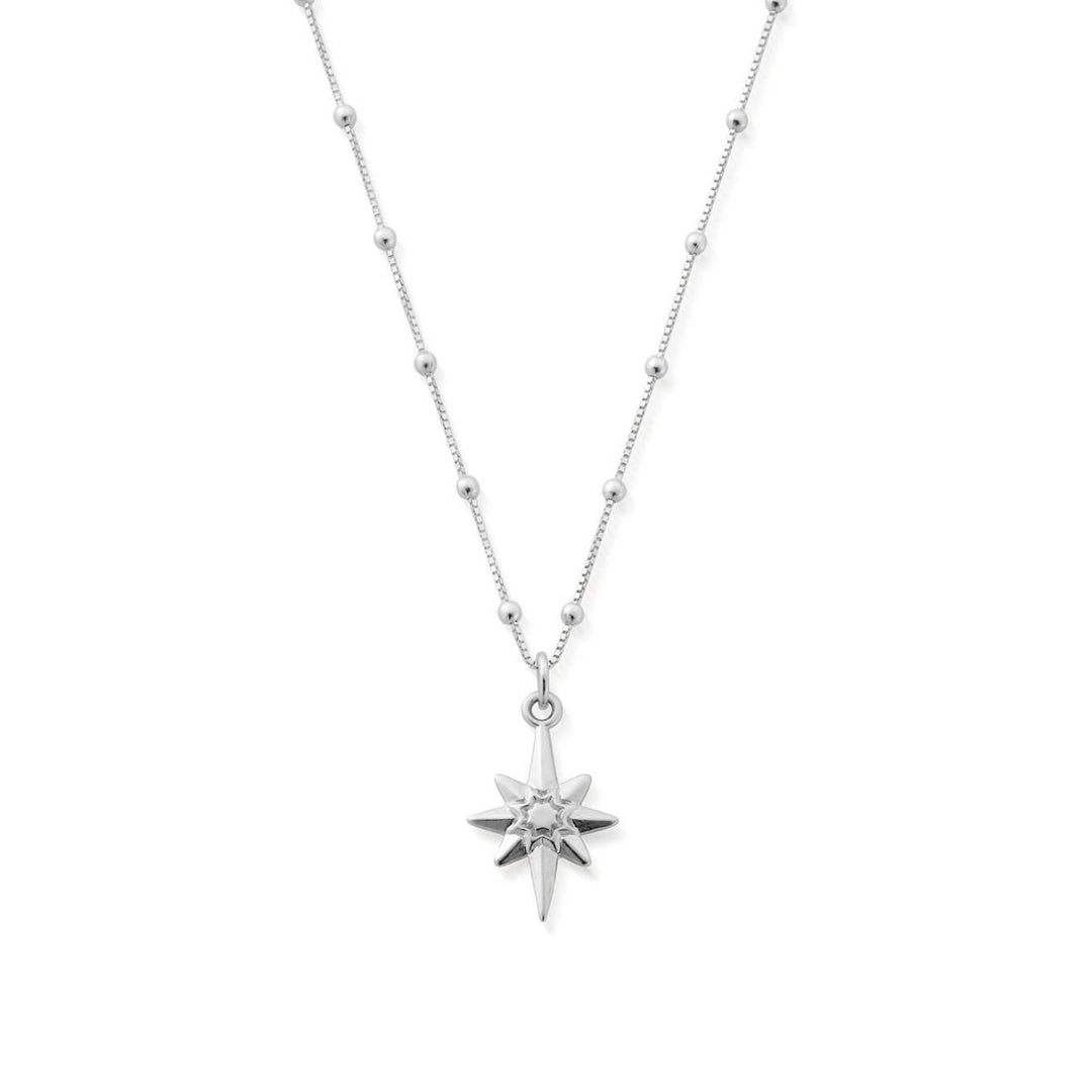ChloBo - Bobble Chain Lucky Star Necklace - Silver