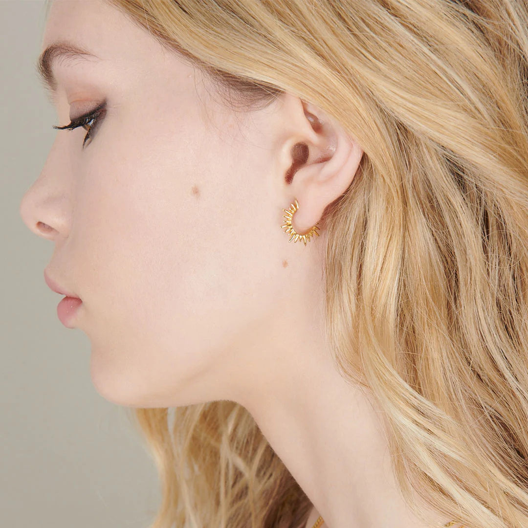 Rachel Jackson - Electric Goddess Mini Hoop Earrings - Gold