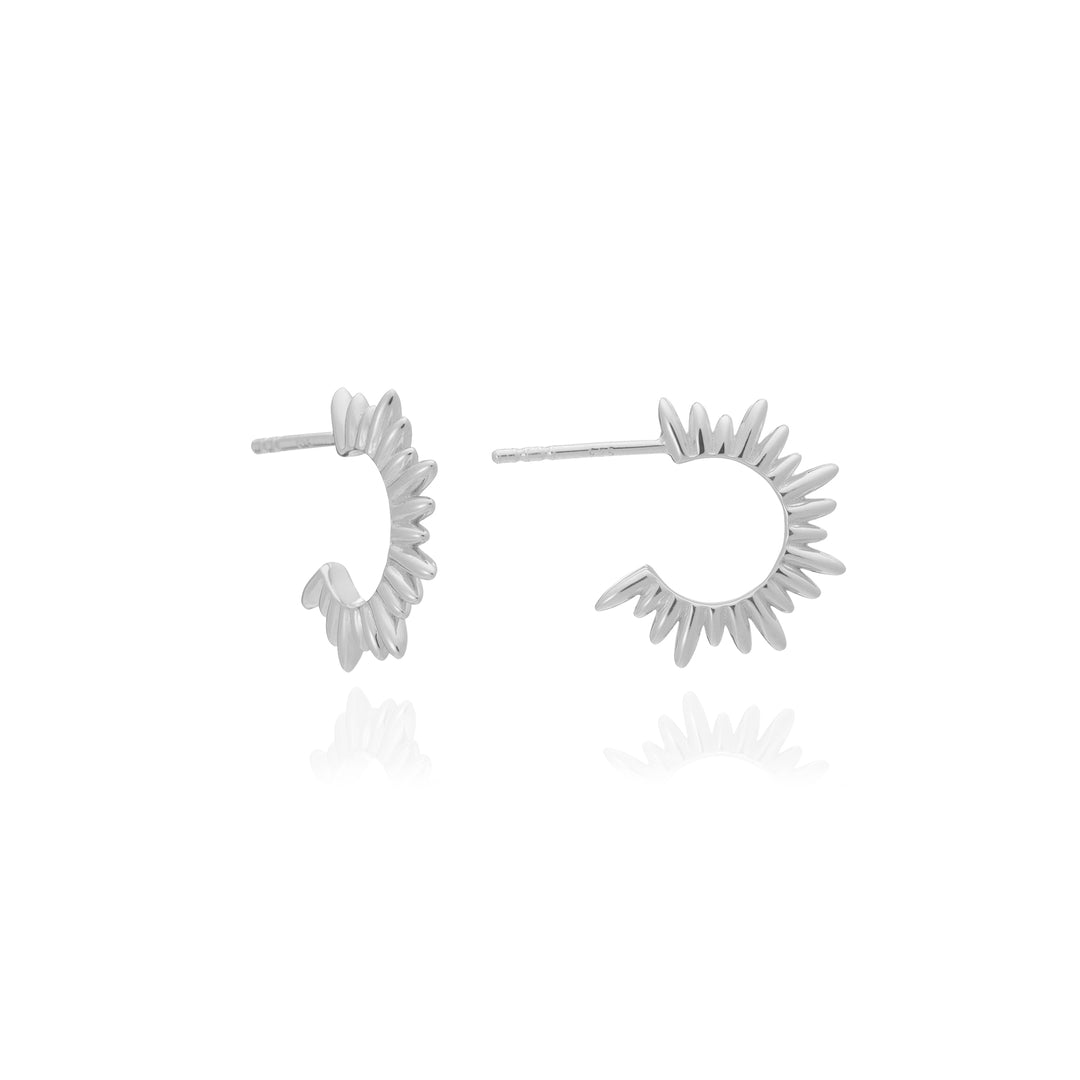 Rachel Jackson - Electric Goddess Mini Hoop Earrings - Silver