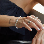 Daisy London - Polly Sayer Knot Chain Bracelet - Silver