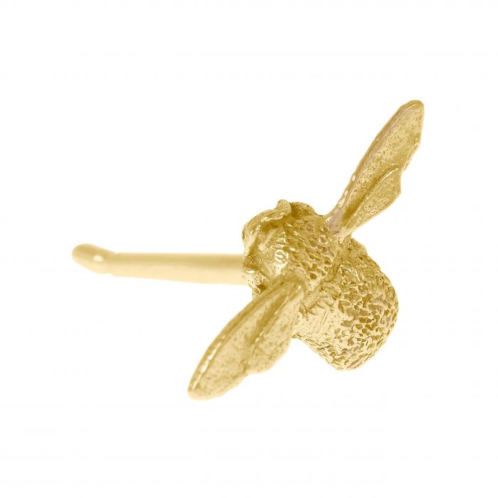 Alex Monroe - Teeny Weeny Bee Single Stud Earring - Gold