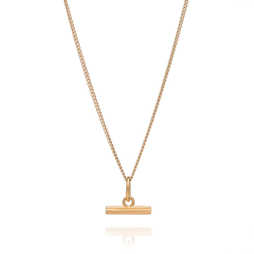 Rachel Jackson - Mini T-Bar Necklace - Gold