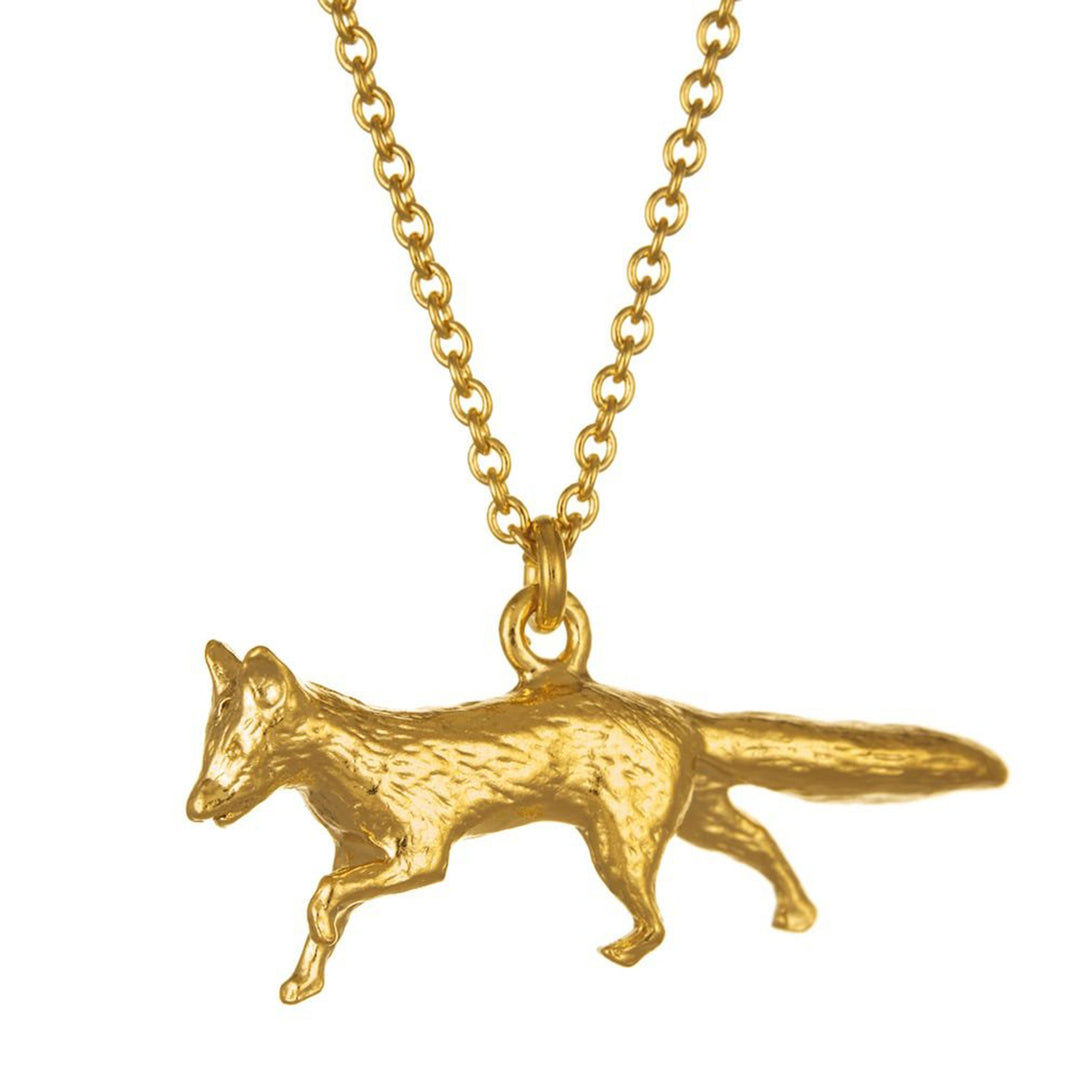 Alex Monroe - Prowling Fox Necklace - Gold