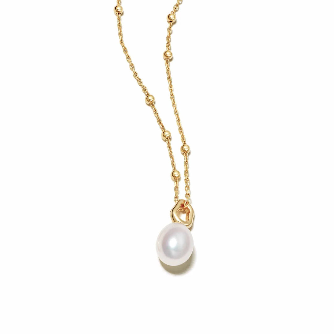 Daisy London - Treasures Baroque Pearl Pendant Necklace - Gold