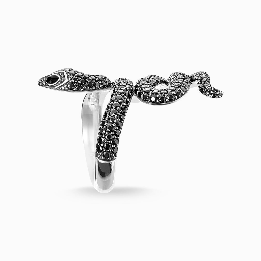 Thomas Sabo - Black Zirconia Snake Ring