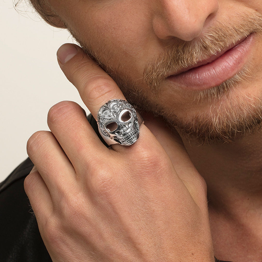 Thomas Sabo - Fleur-de-lis Skull Ring