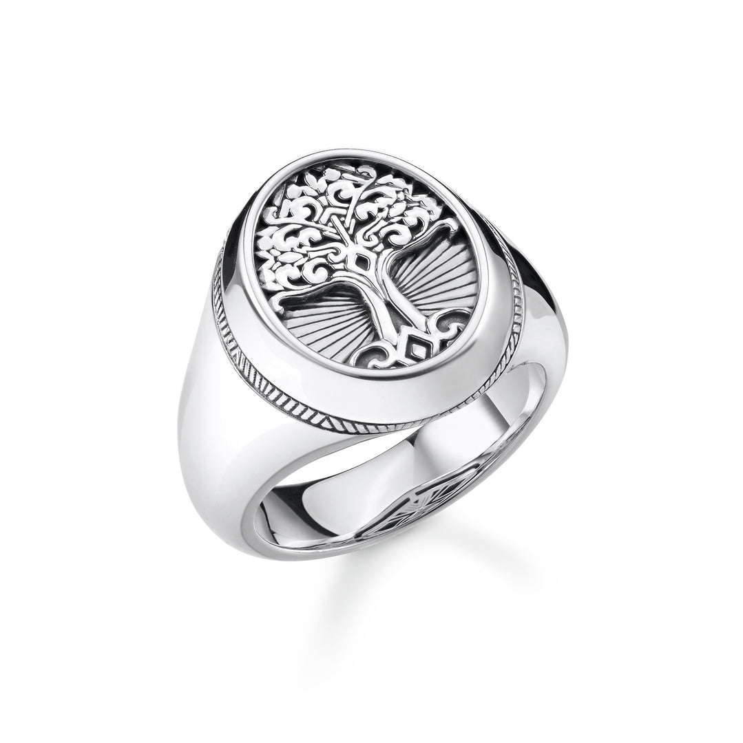 Thomas Sabo - Silver 'Tree of Love' Signet Ring