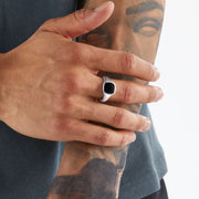 Thomas Sabo - Onyx Essential Signet Ring - Silver