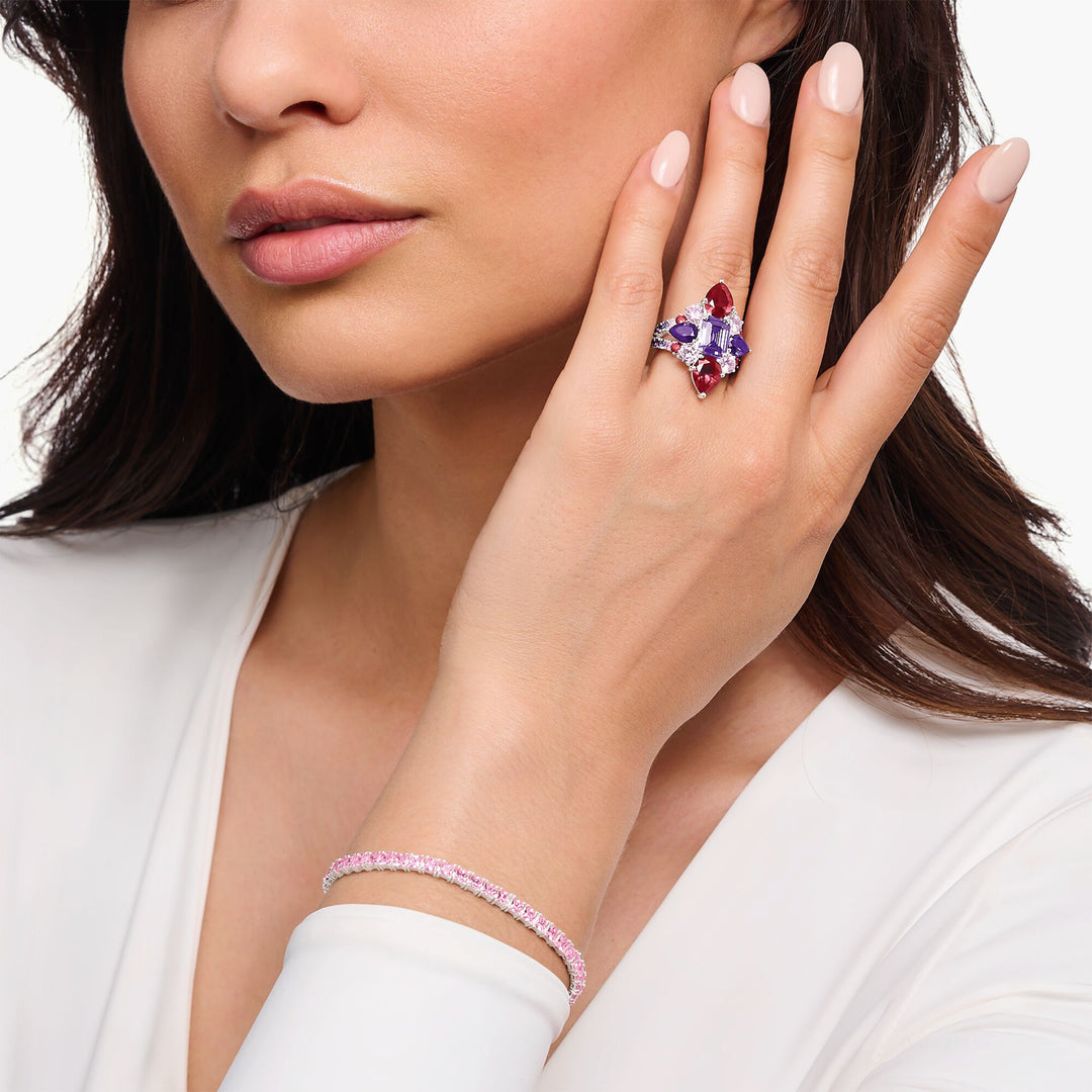 Cz hot sale cocktail rings