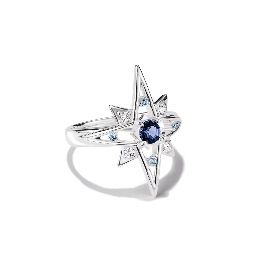 Thomas Sabo - Midnight Skies Star Ring With White Zirconia - Silver