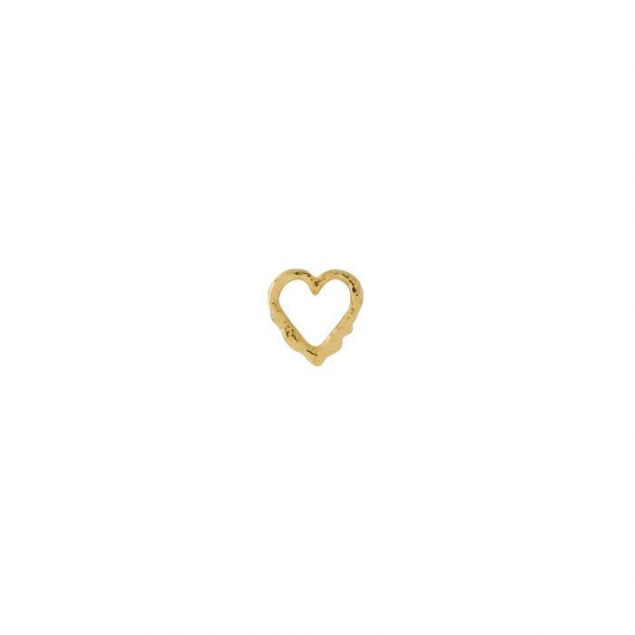 Alex Monroe - Teeny Tiny Heart Single Stud Earring - Gold