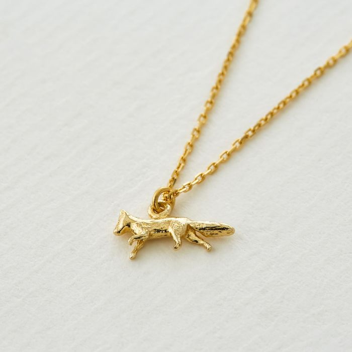 Alex Monroe - Teeny Tiny Fox Necklace - Gold