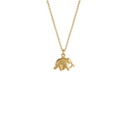 Alex Monroe - Teeny Tiny Elephant Necklace - Gold
