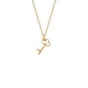 Alex Monroe - Teeny Tiny Garden Key Necklace - Gold