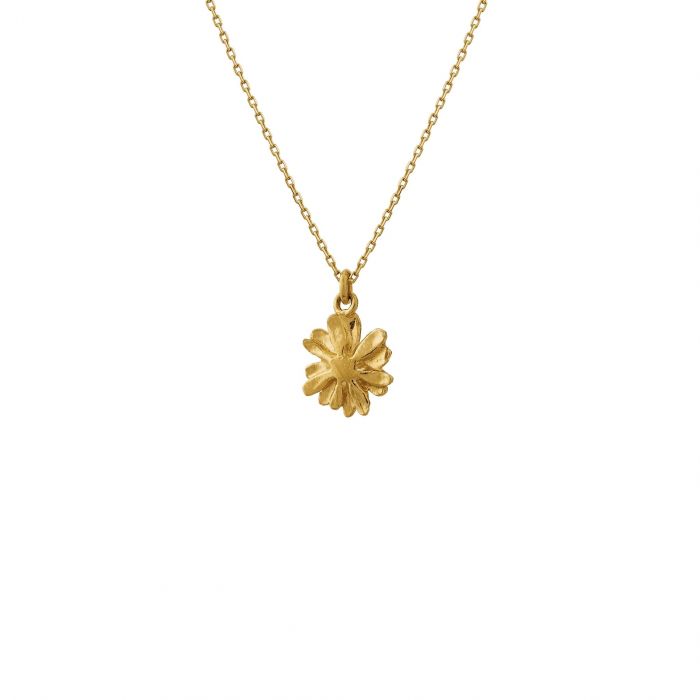 Alex Monroe - Teeny Tiny Diamond Daisy Necklace - Gold