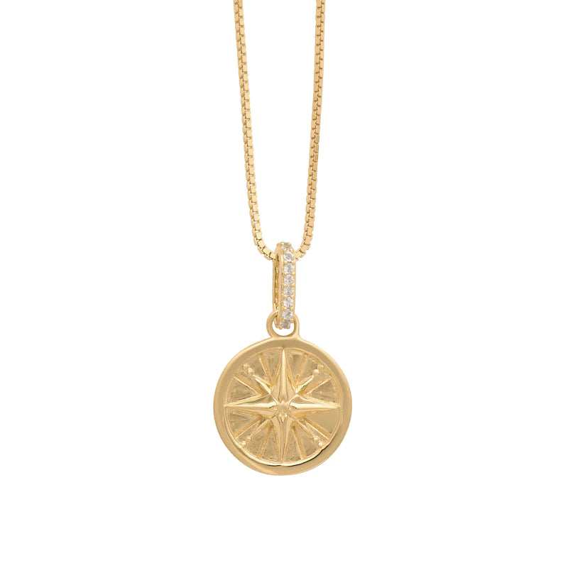 North star necklace on sale gold