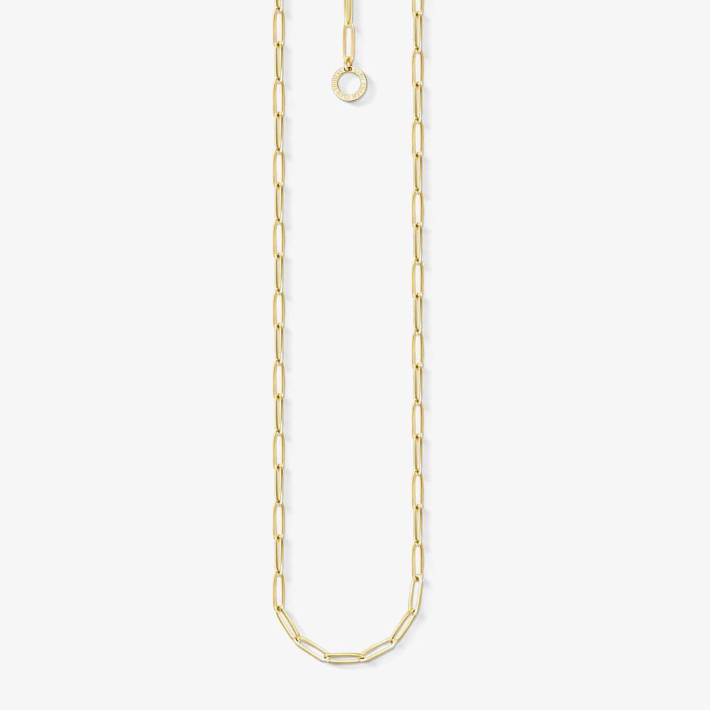Thomas Sabo - Oval Chain Charm Club Necklace - Gold