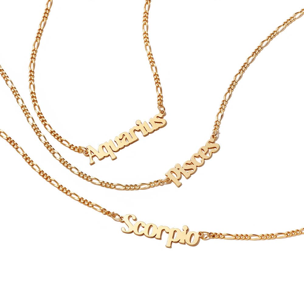 Daisy London - Pisces Zodiac Necklace - Gold