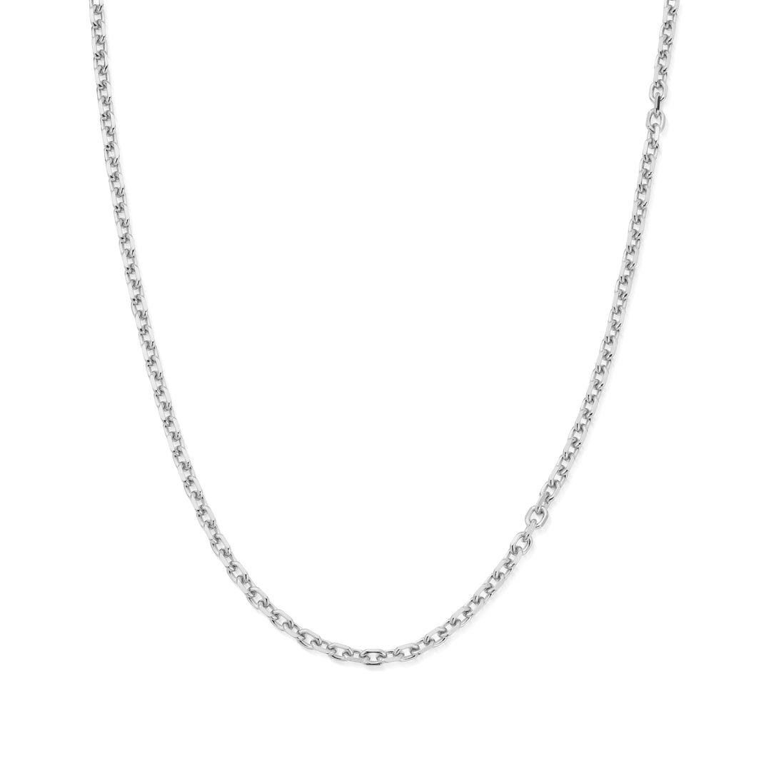 ChloBo - Men's Anchor Chain Necklace - Silver