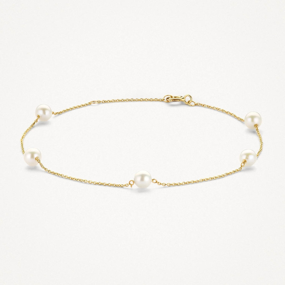 Blush - Multi Pearl Bracelet - 14kt Yellow Gold