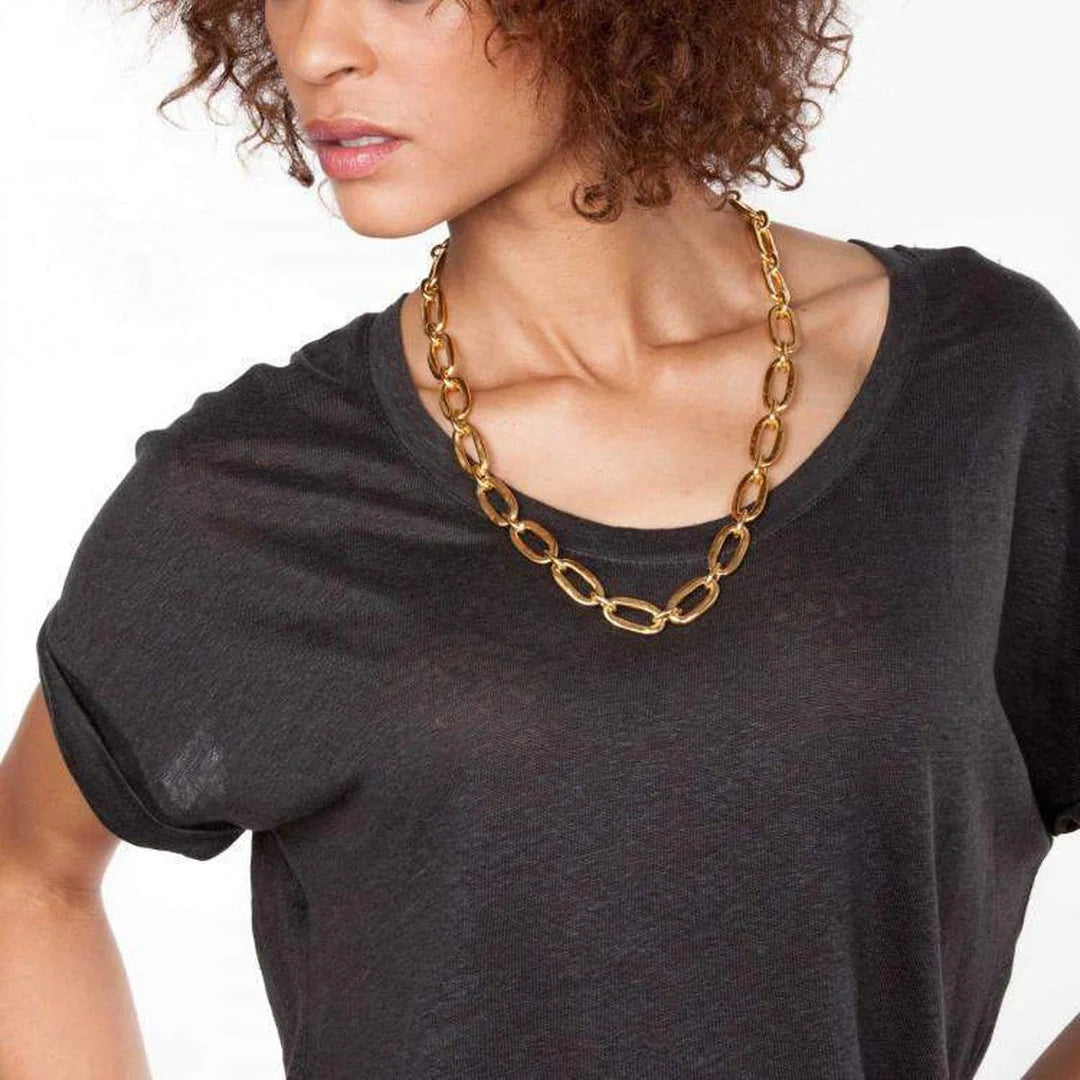 UNOde50 - Eslabon Link Chain Necklace - Gold