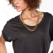 UNOde50 - Eslabon Link Chain Necklace - Gold