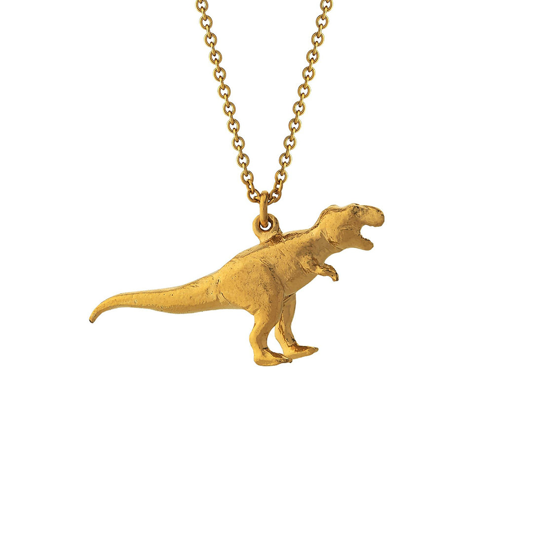 Alex Monroe - Tyrannosaurus Rex Necklace - Gold